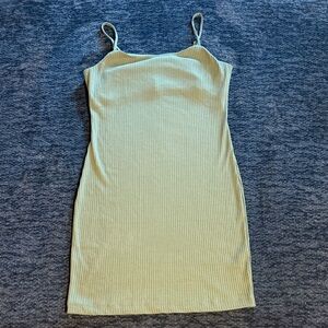 Gianni Bini Olive Ribbed Dress